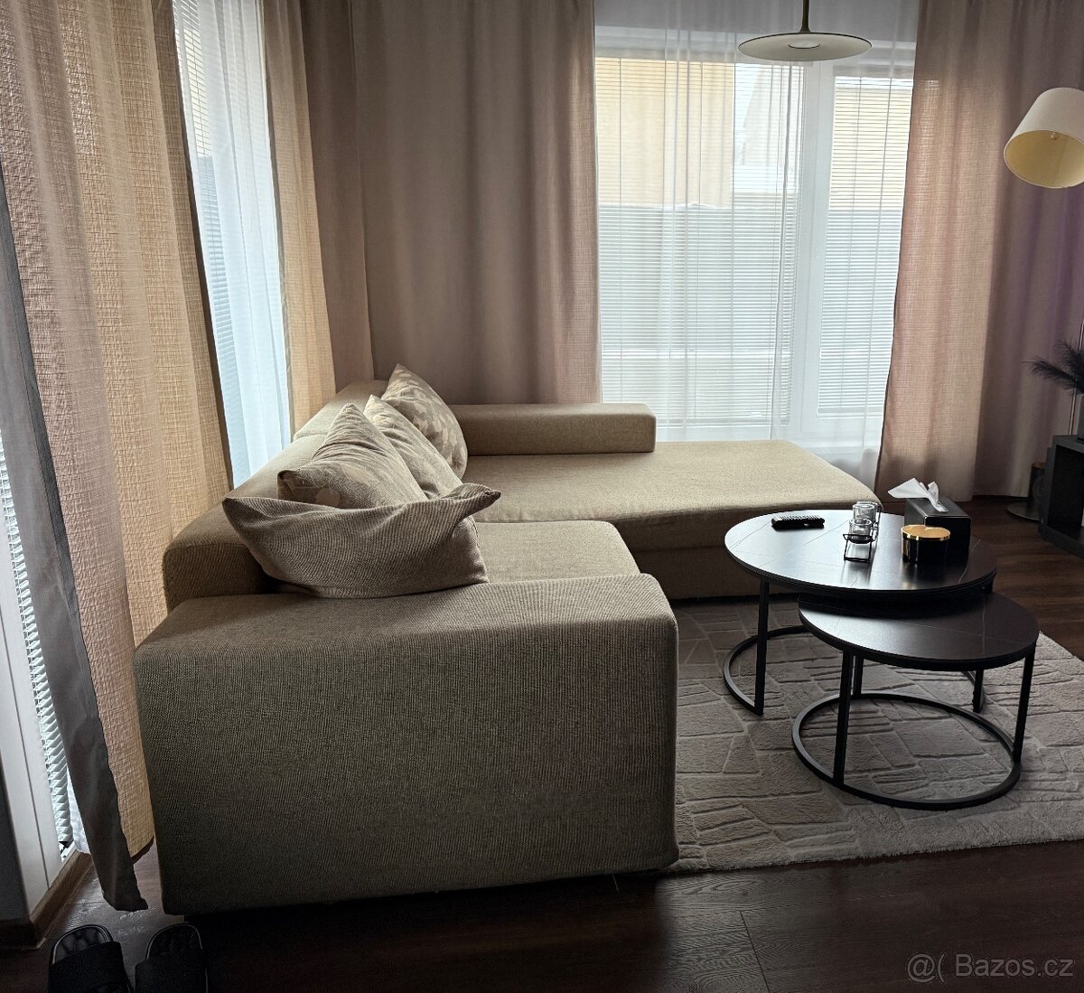 Rohová sedačka – velmi dobrý stav - 4