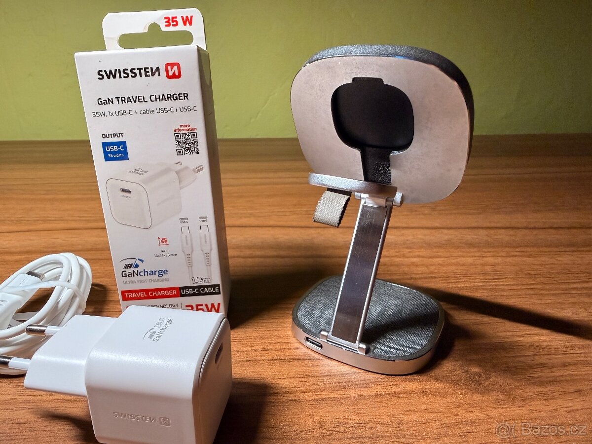 Mobile Origin bezdrátová nabíječka 3v1 - 4