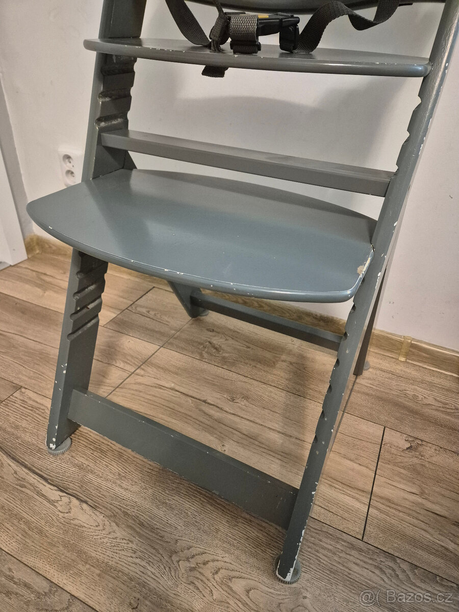Dětská rostoucí jídelní židlička Toto Timba Safety 1st šedá - 4
