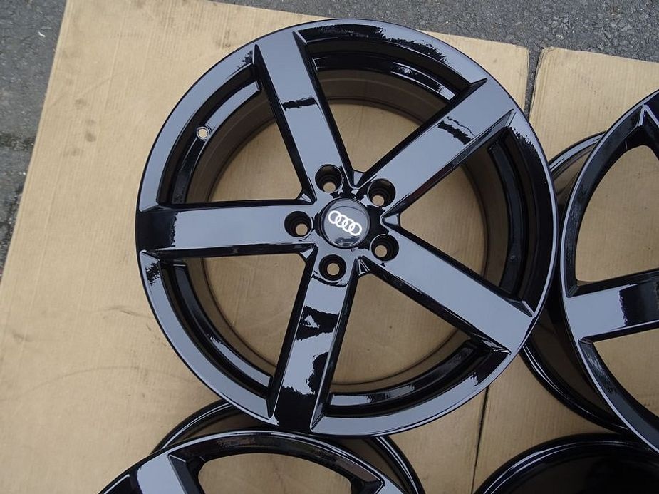 Alu disky černé na Audi, VW, 17", 5x108, ET 44, šíře 7,5J - 4