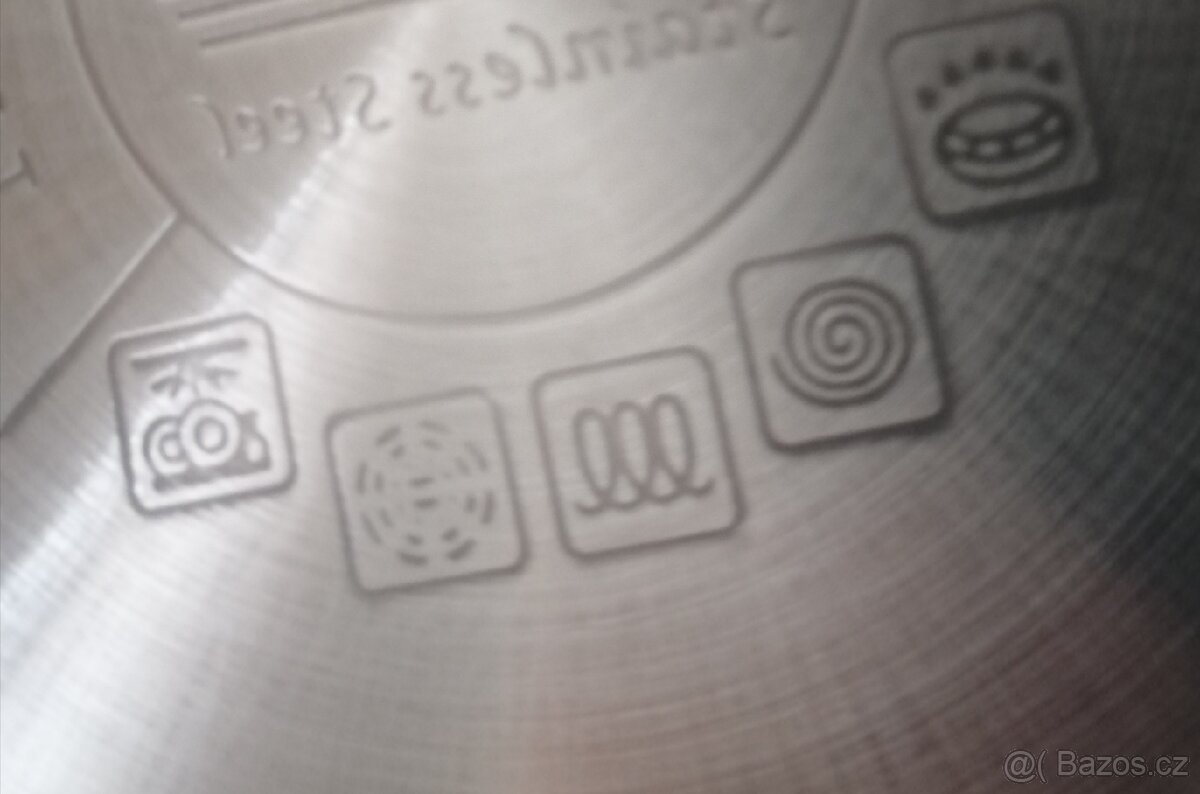 Gastro velký nerez hrnec 10l nový, vhodný na indukci atd - 4