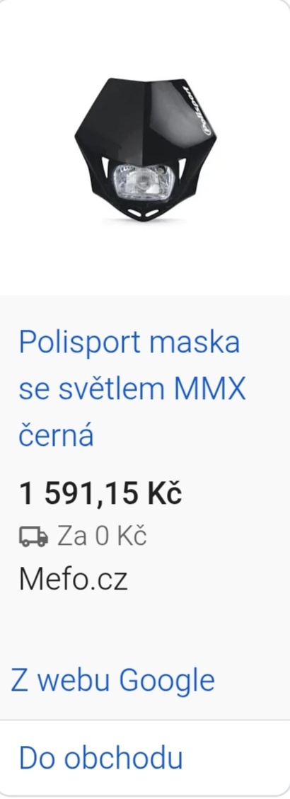 Maska se světlem polisport - 4