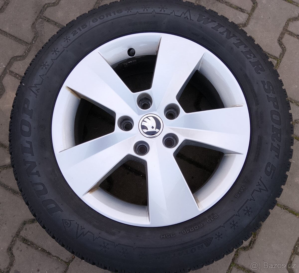 Zimní alu disky originální Škoda Superb III 5x112 R16 - 4