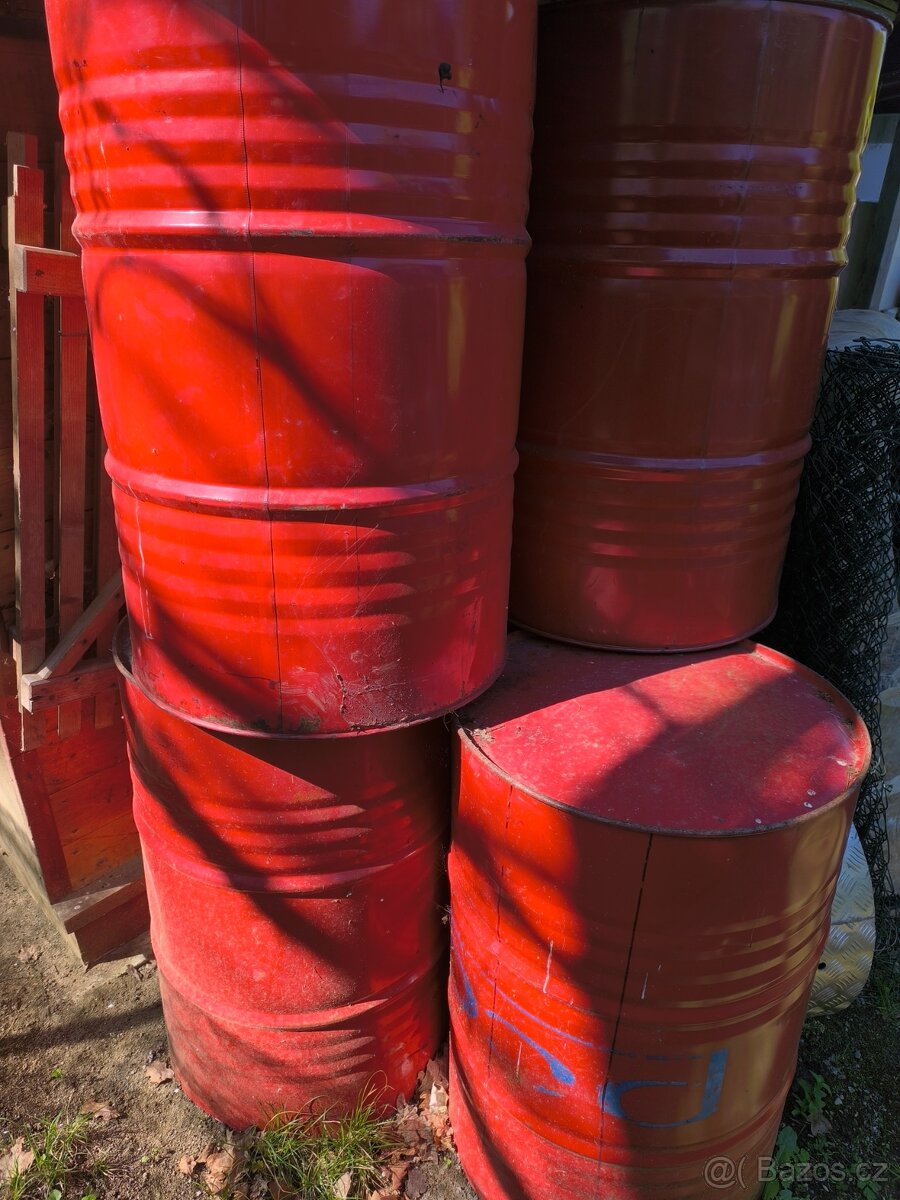 Sudy plechové 200 l - 4