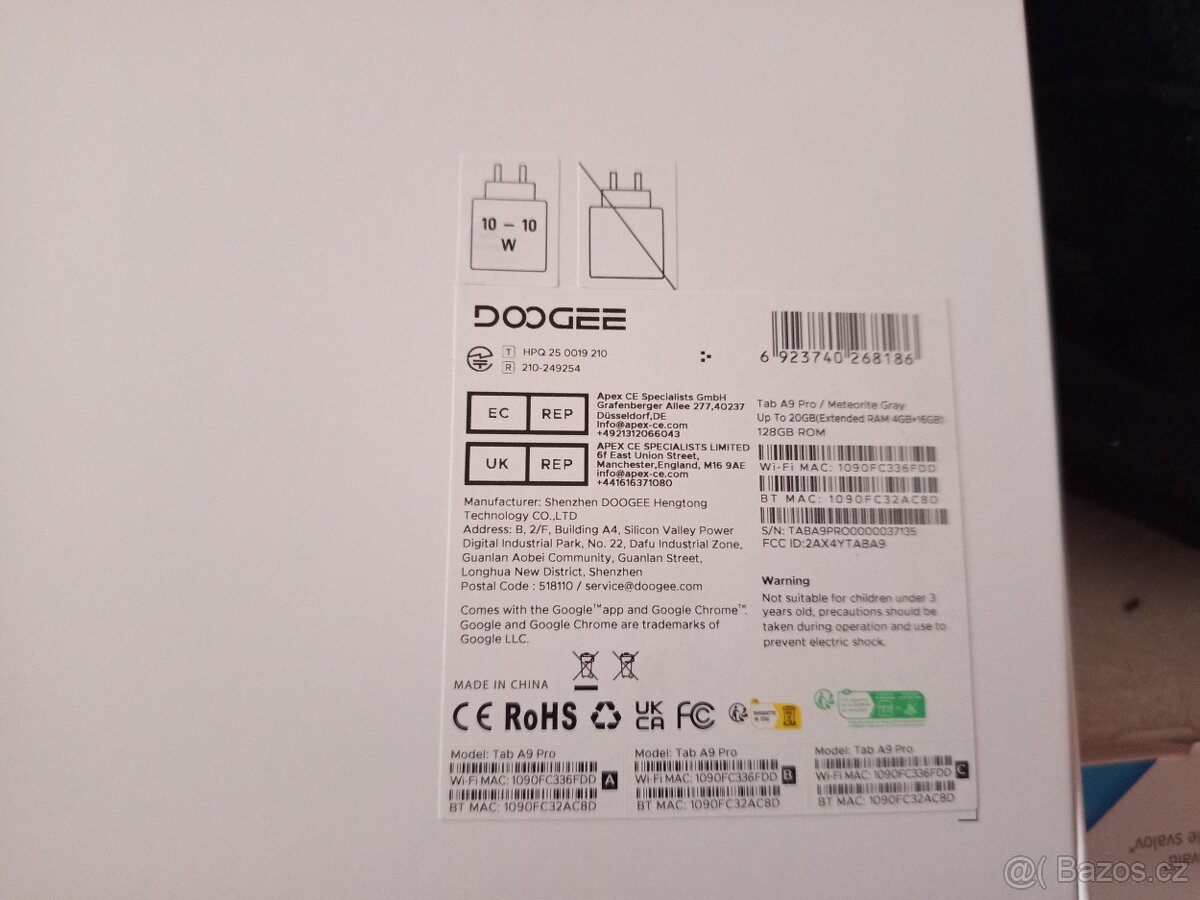 Tablet DOOGEE - 4