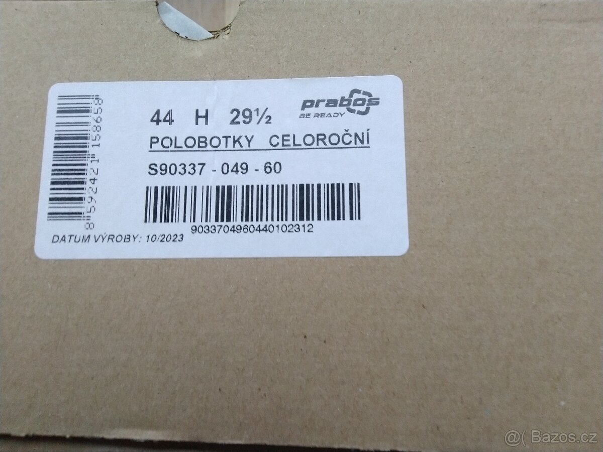 Celoroční polobotky zn. PRABOS vel. 44 - 4