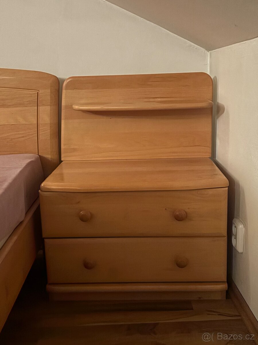 Sestava ložnice dřevo - 4