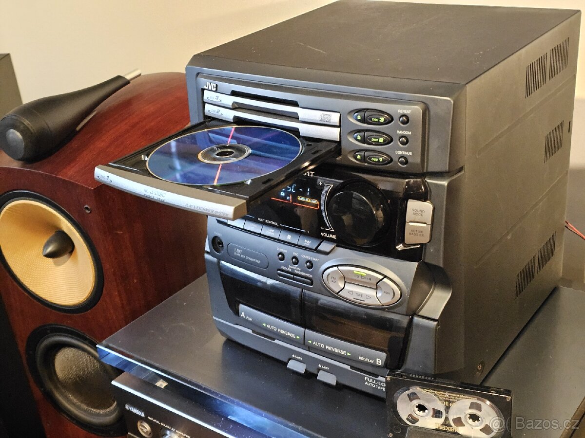 JVC stereo systém po velkém servisu (možno i gramofon a BT?) - 4