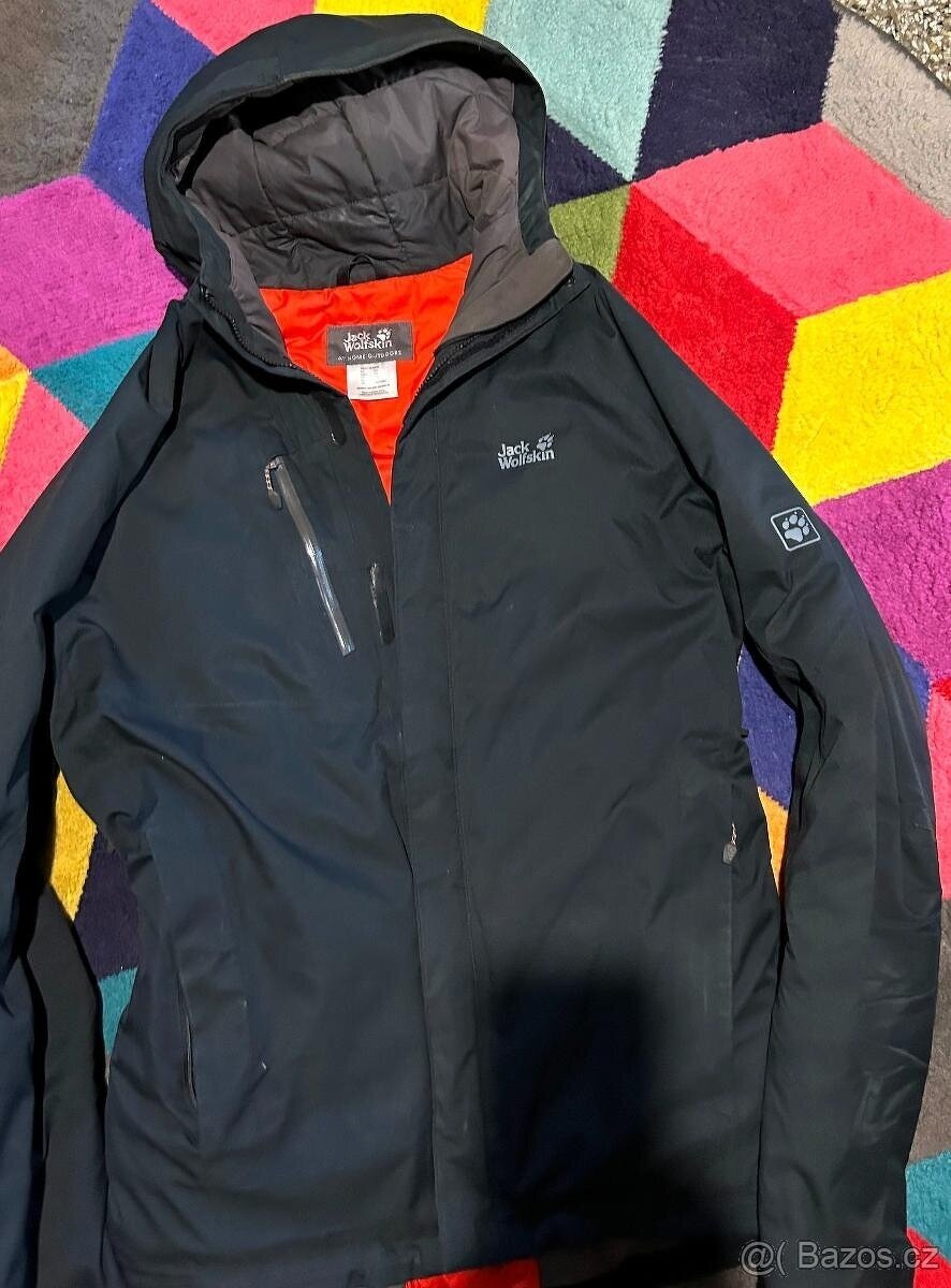 JACK WOLFSKIN - XXL ZIMNÍ SPORTOVNÍ PÁNSKÁ PÉŘOVÁ BUNDA - 4