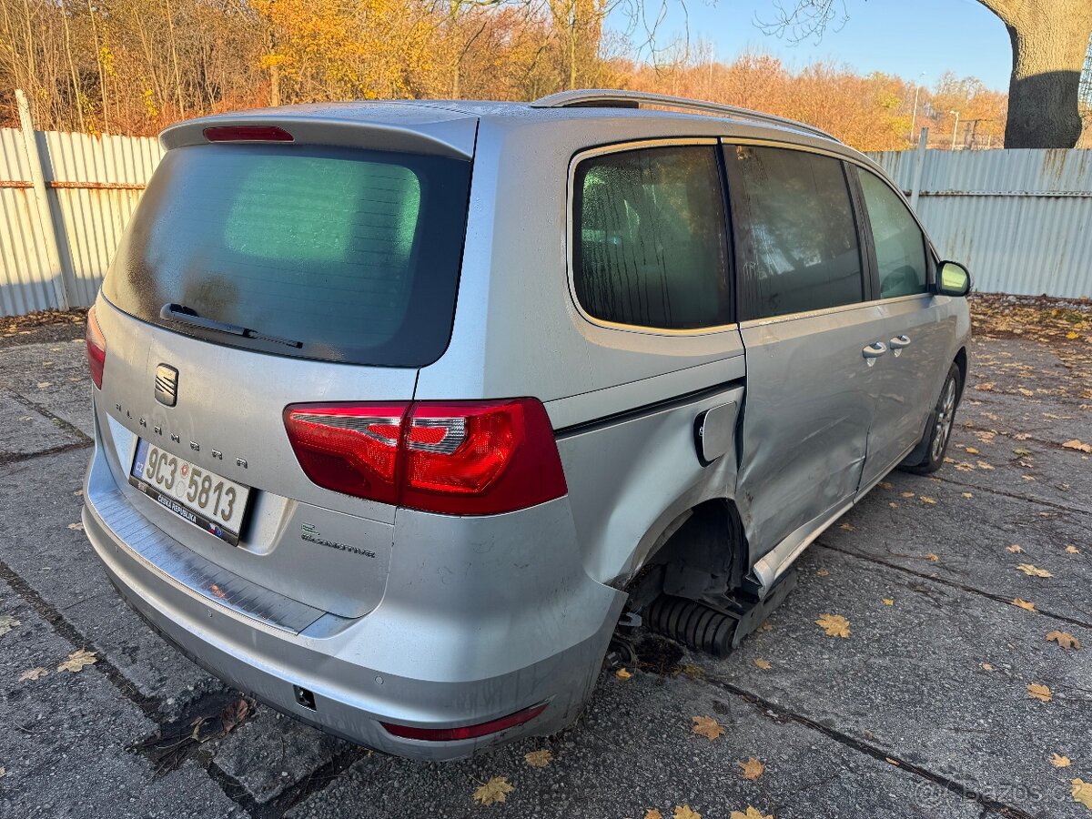 SEAT ALHAMBRA 2,0 TDI,103 KW,ROK 2012,NAJ 208 TKM,KLIMA - 4
