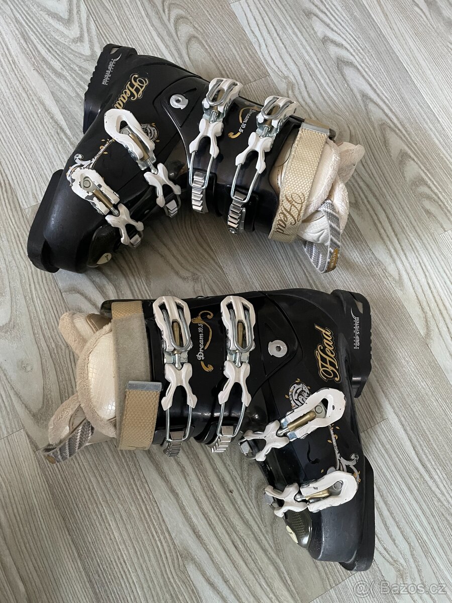 Lyže Head 152 cm + lyžáky Head 38-39 + hůlky - 4