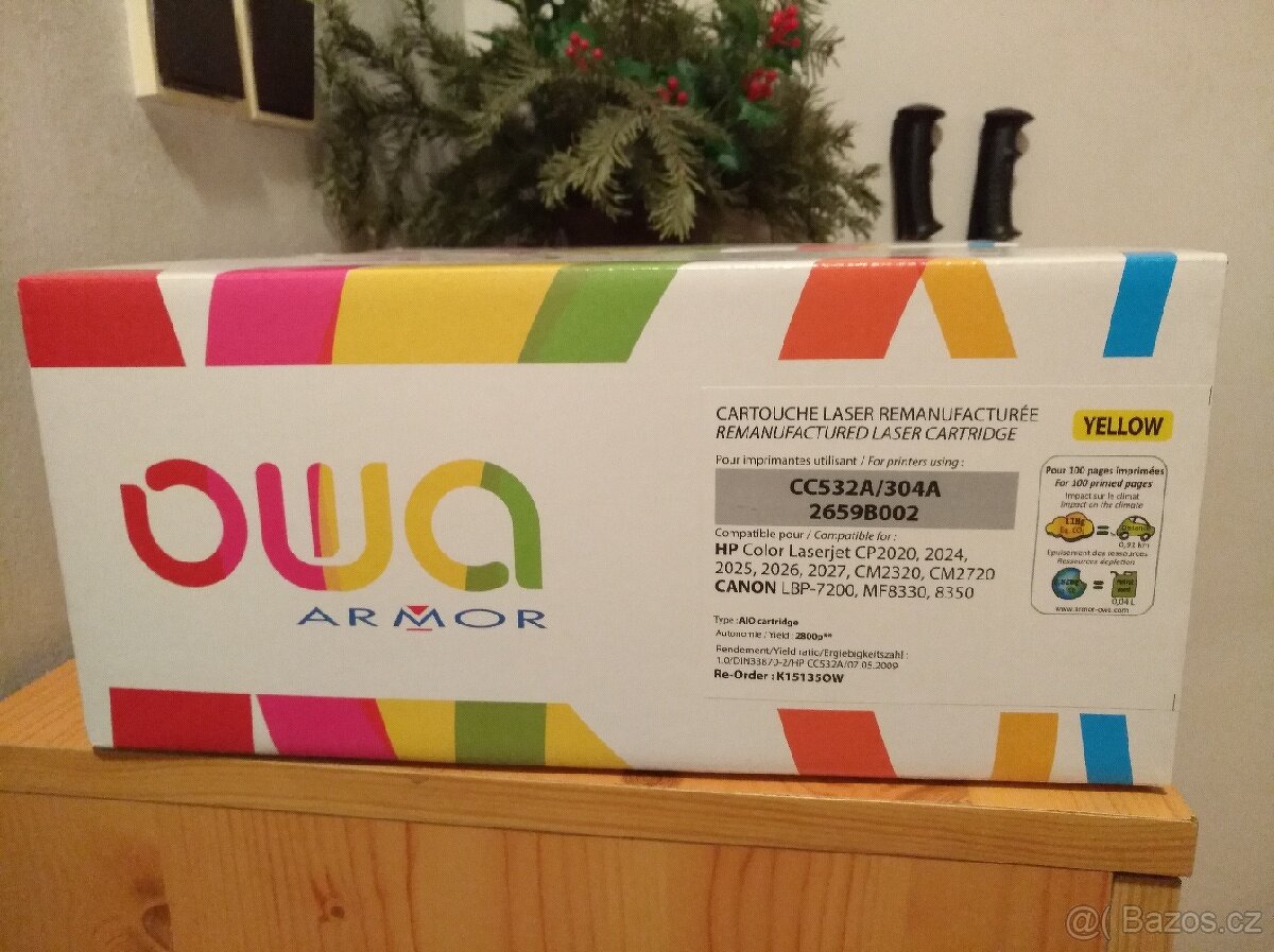 Toner Owa Armor pro laserovou tiskárnu Canon a HP - 4
