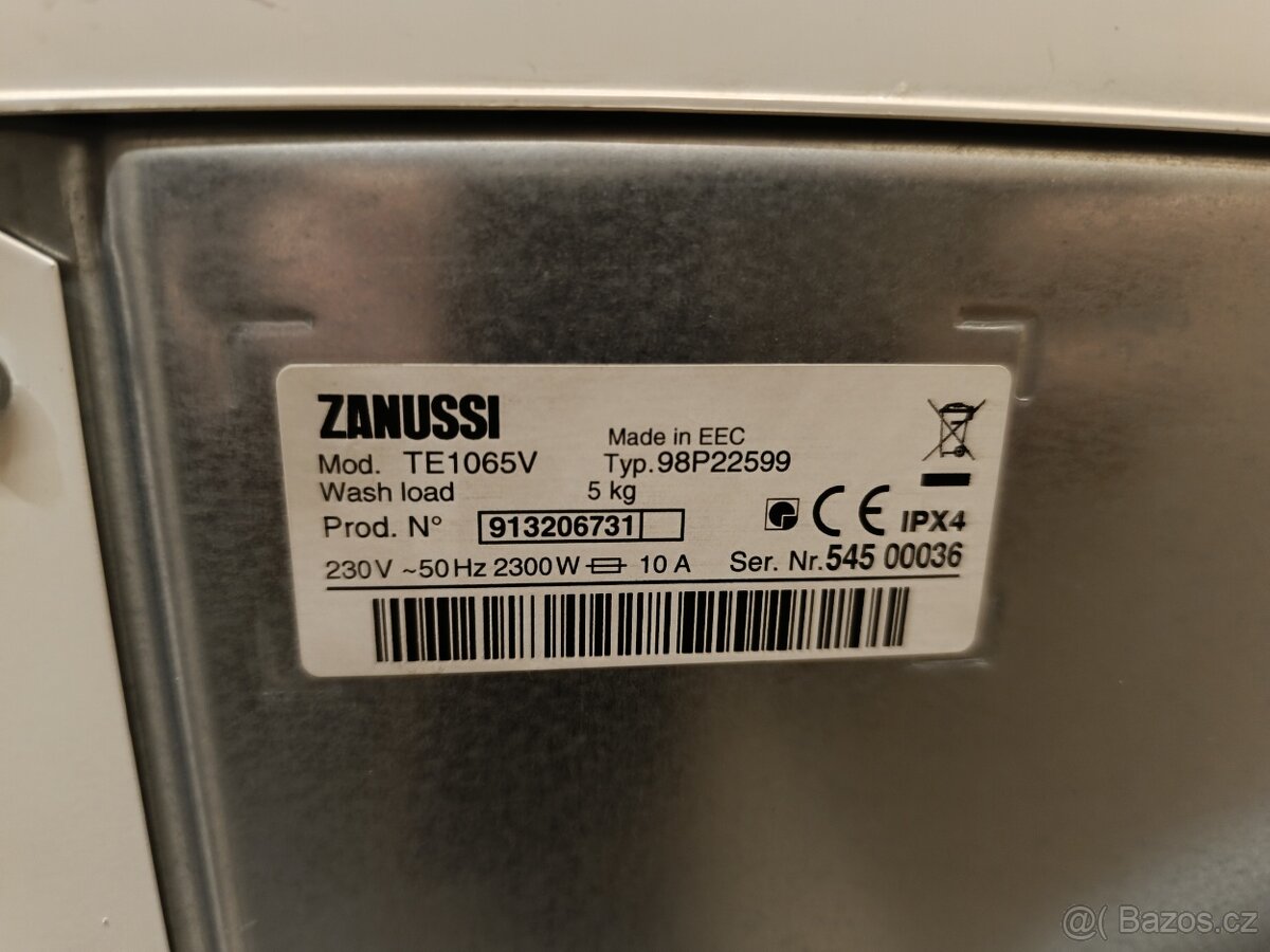 Pračka Zanussi na 5 kg - 4