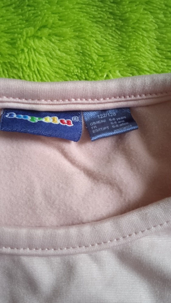 Zateplené dívčí termotriko vel. 122/128 - 4