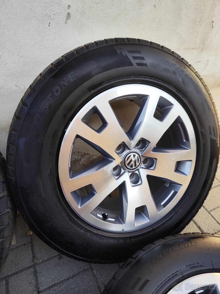 ALU 5x120 r17 VW, Amarok, T5 + PNEU