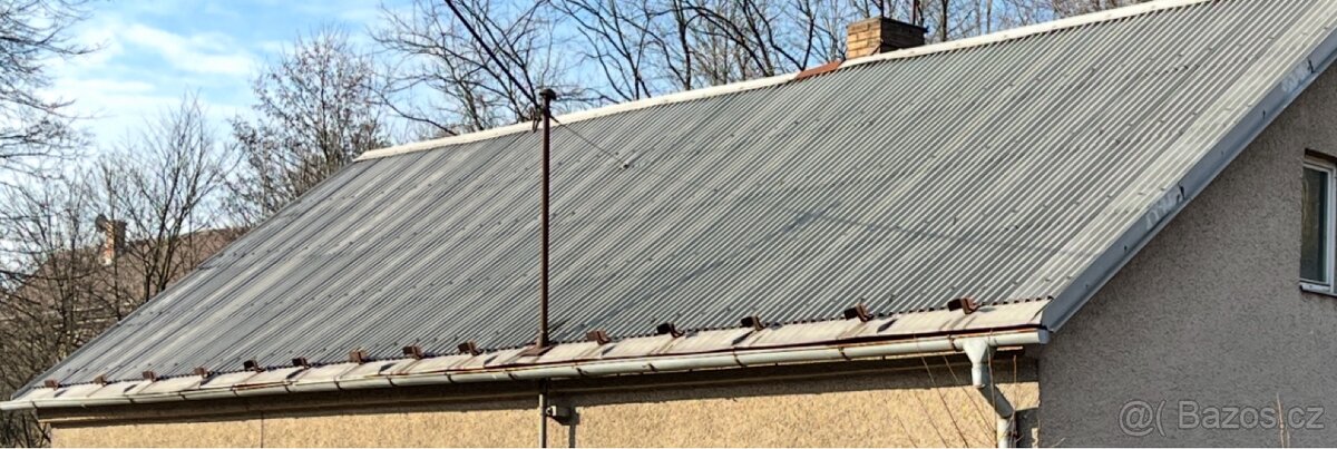 Prodám použitou hliníkovou střešní krytinu , cca 150m2 - 4