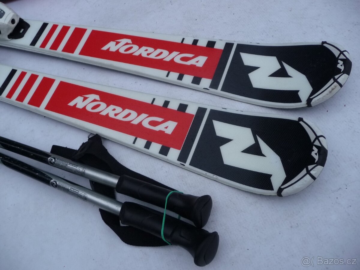 Lyže NORDICA - 140 cm + boty NORDICA 39,5eu + Hole - set - 4