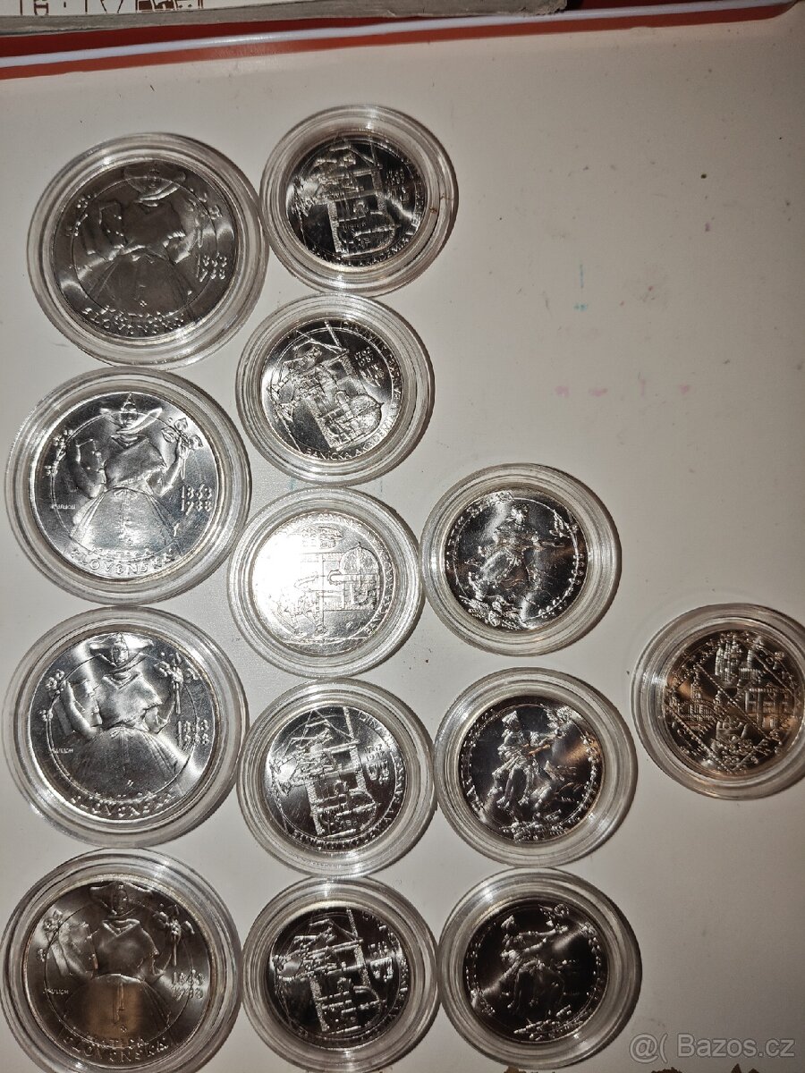 Sbírka ČS stříbrných mincí v krásném stavu - 4