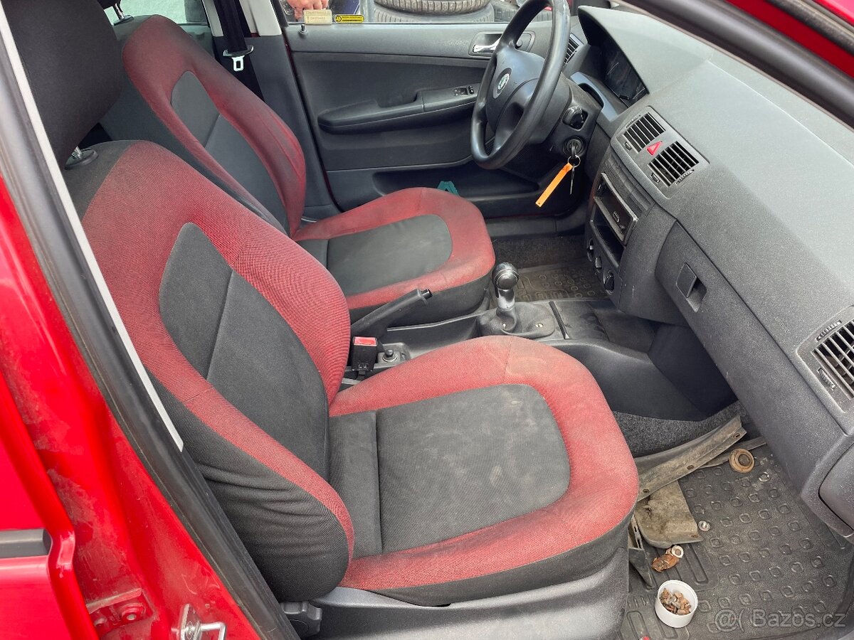 Sada sedadel Škoda Fabia 1 červené - 4