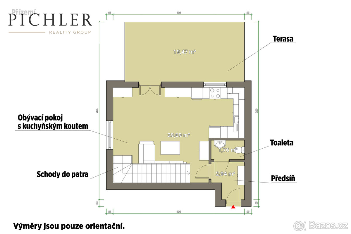 Prodej bytu 90 m², zahrada 179 m², Tachov - 4