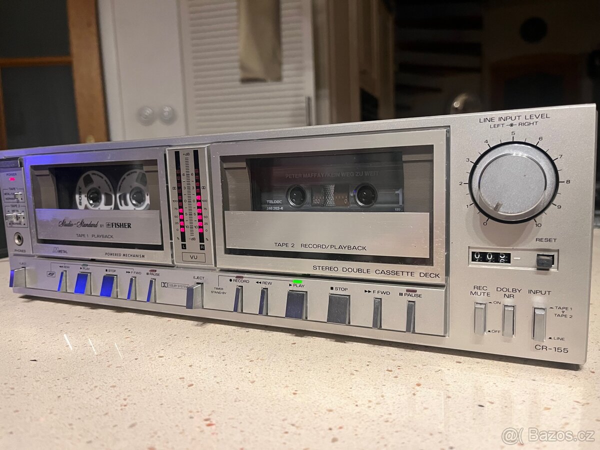 Fisher Double Cassette Deck CR-155 - 4