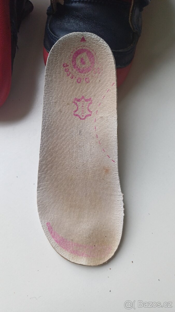 Detské kožené boty D.D.step vel.23 - 4