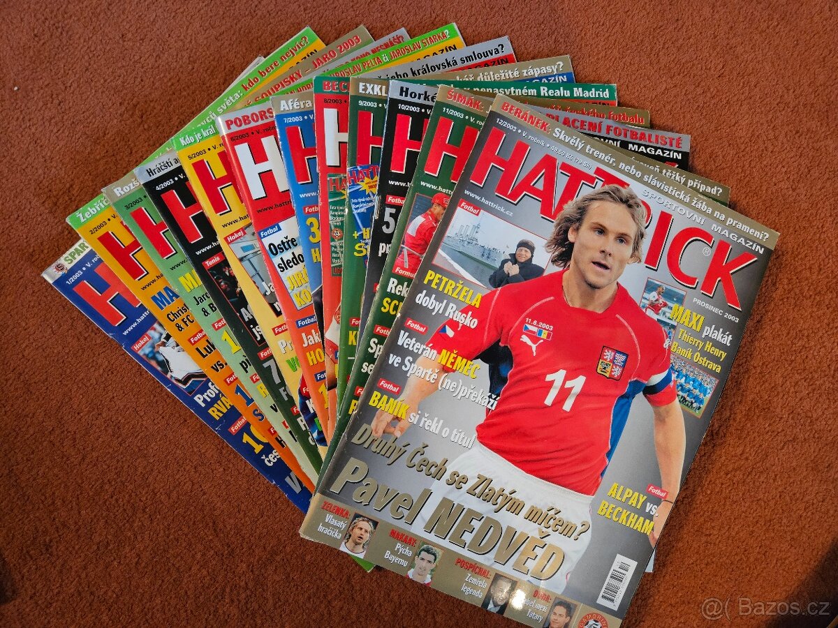 Časopisy ProFootball, Hattrick, ročenky, plakáty - 4