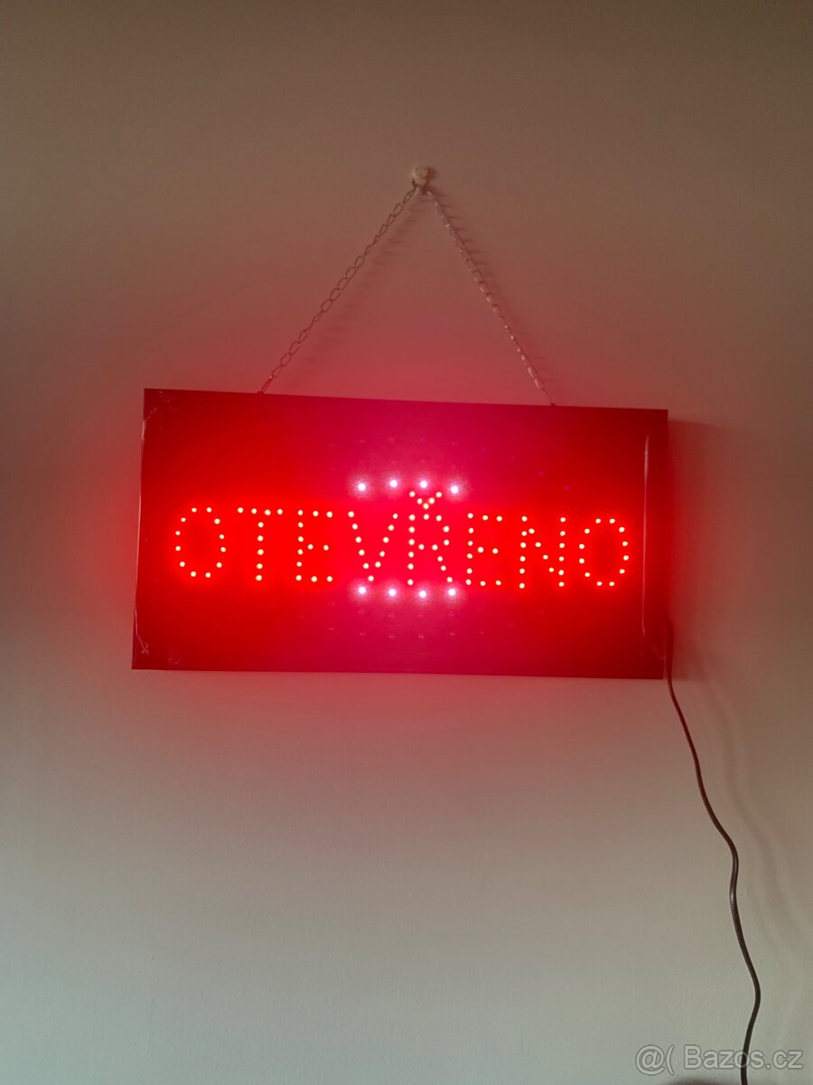 Světelná reklamní cedule‼️OTEVŘENO‼️ - 4