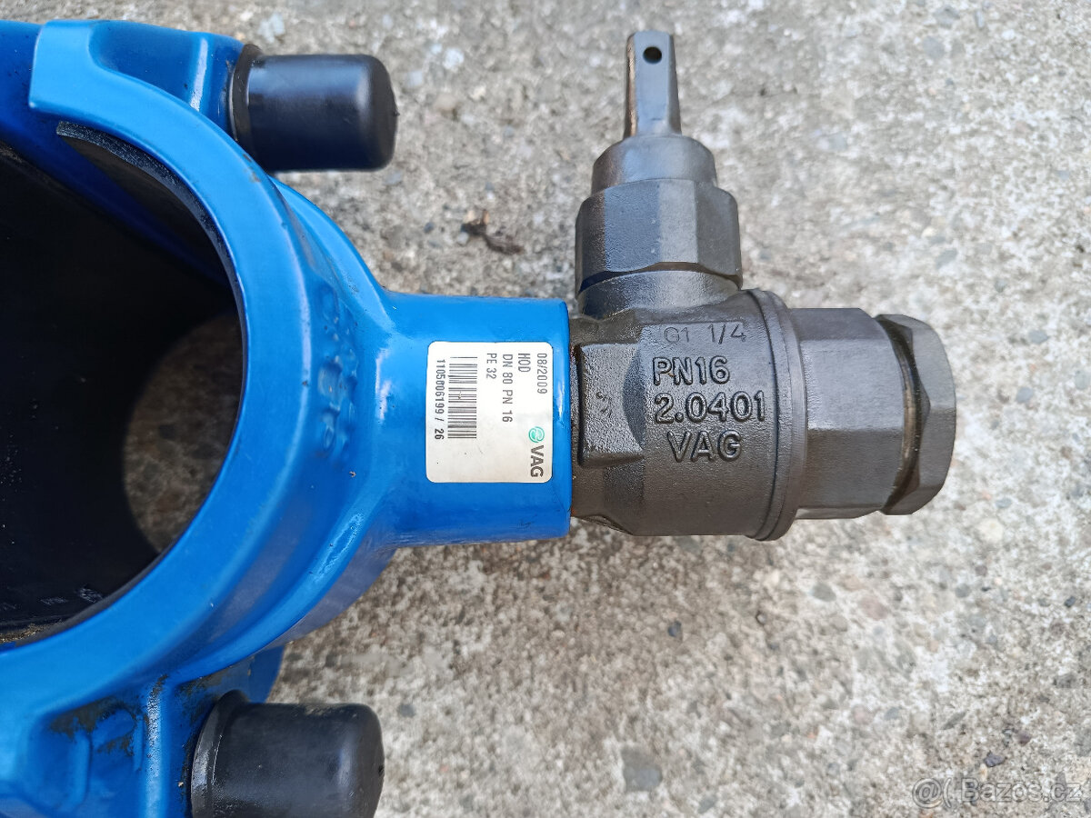 Domovní přípojka vody ventilová DN 80 - 4