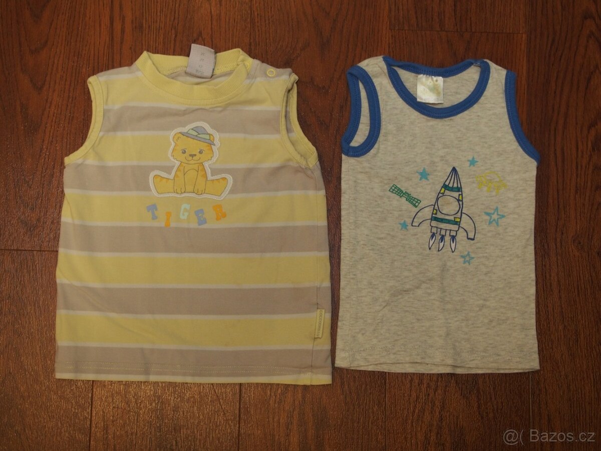 7x tričko bez rukávu (tílko) vel.92 - 4