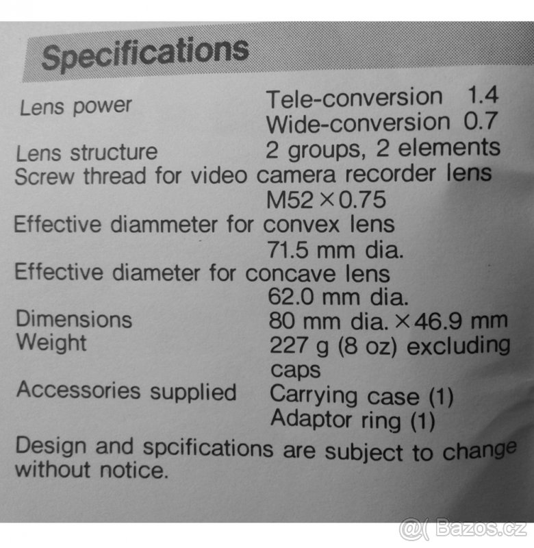 Předsádka VCL-TW52 - 4