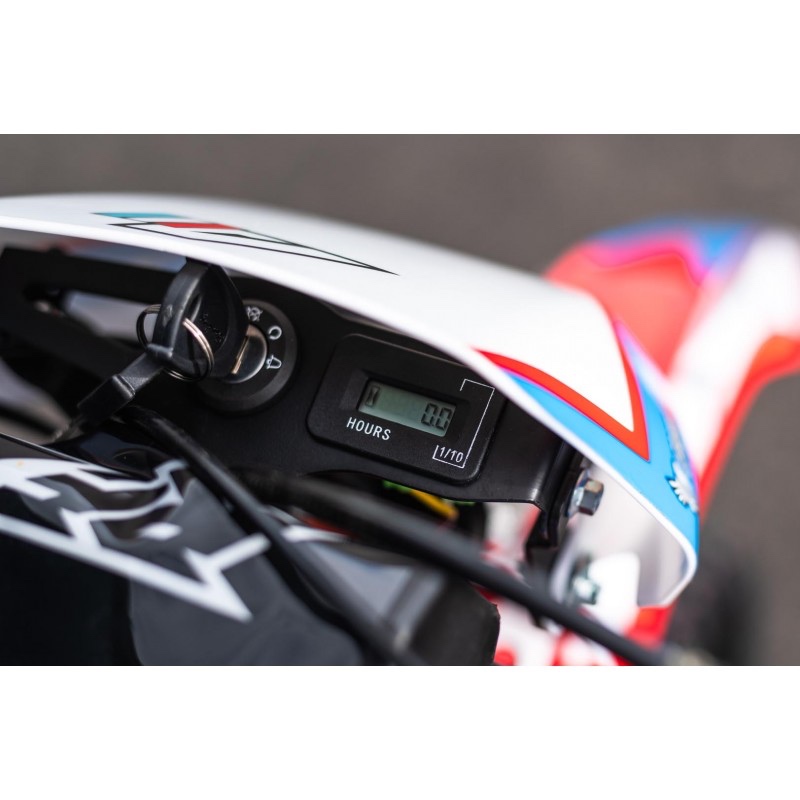 Pitbike Leramotors Thunder 125ccm, kola 17/14, cervena