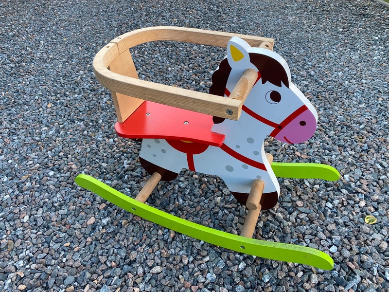 Dřevěný houpací koník - 4