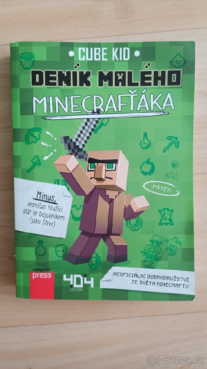 Deník malého Minecrafťáka+ 2 časopisy - 4