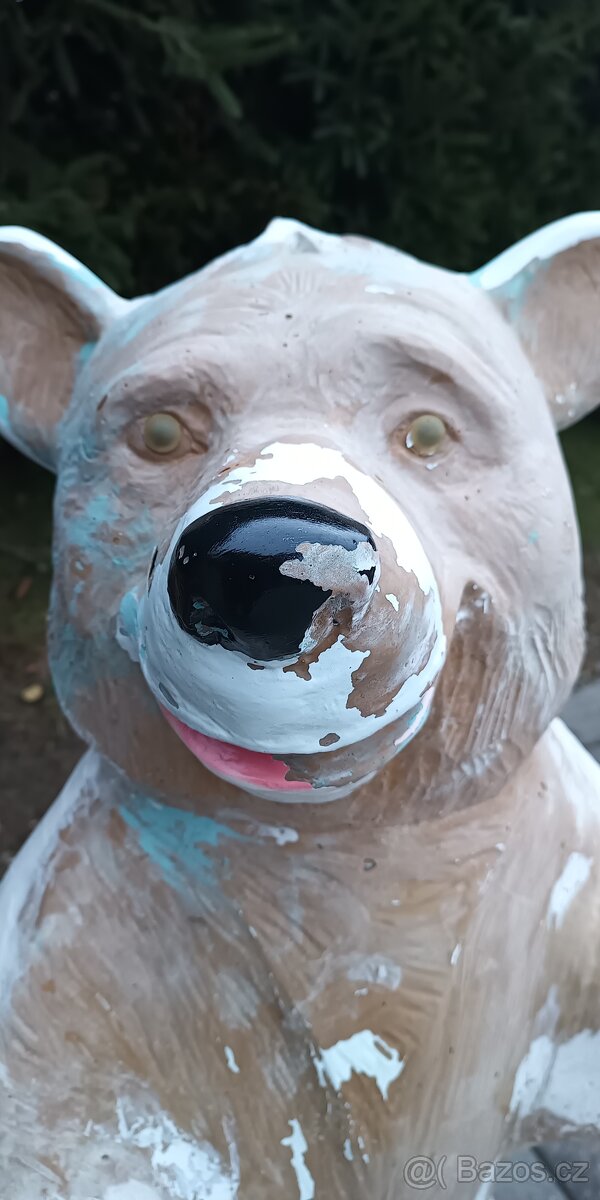 Velký medvěd na zahradu,atrakce,zábavné parky z 80let, RARE - 4