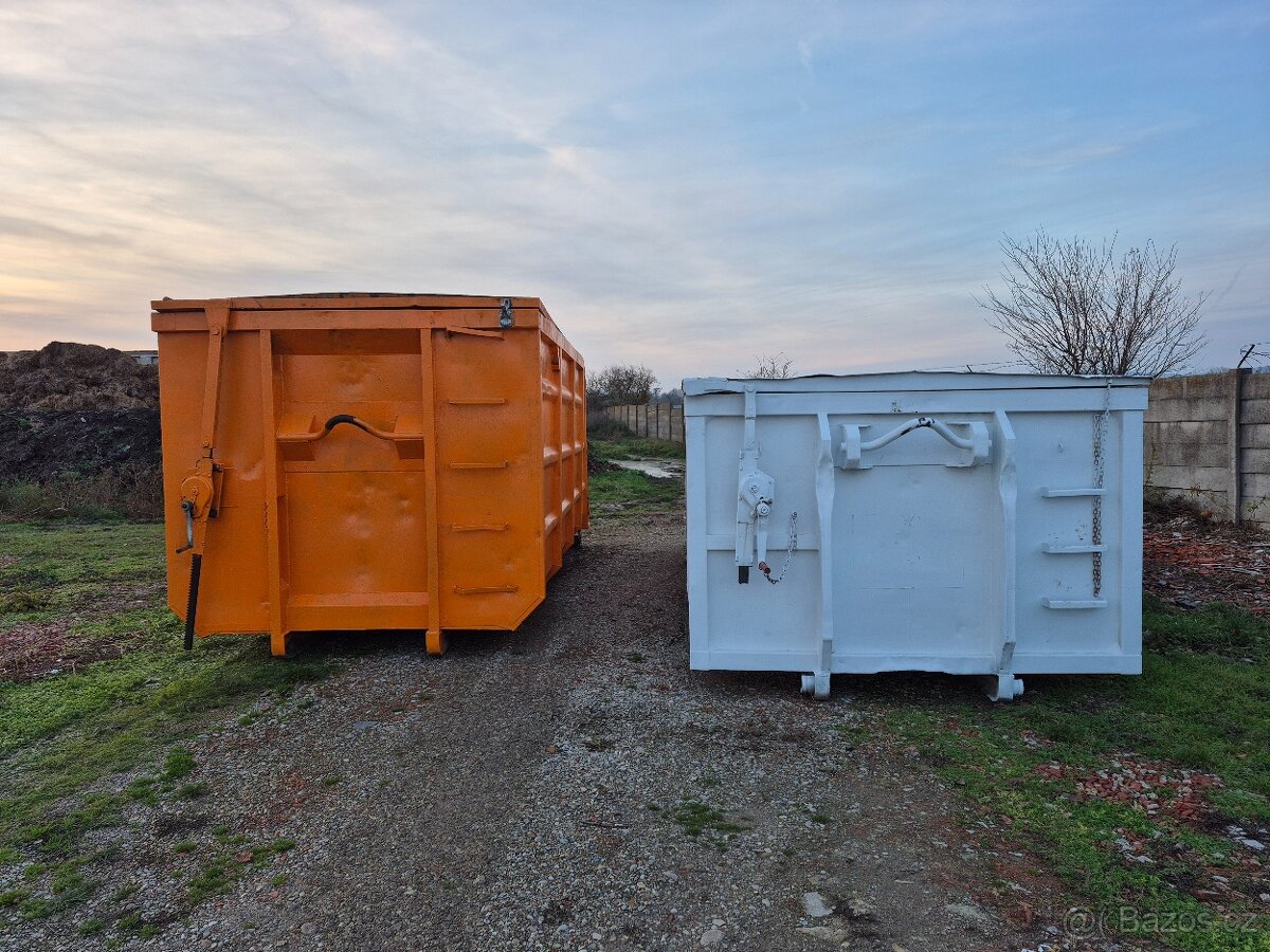 Kontejnery s otvírací střechou 3ks - 4
