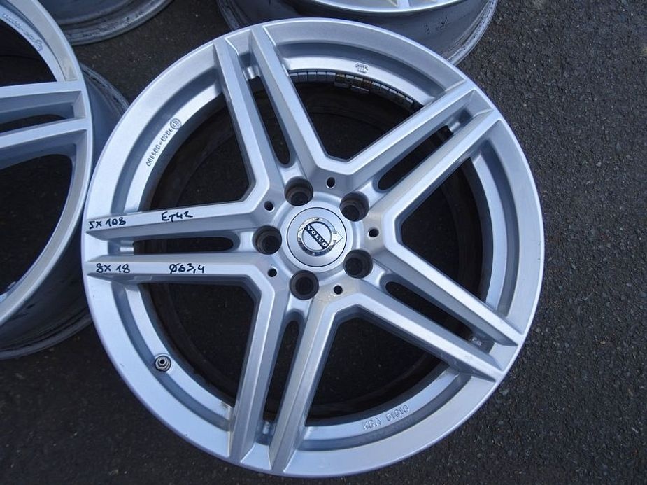 Alu disky pro Volvo, 18", 5x108, ET 42 , šíře 8J - 4