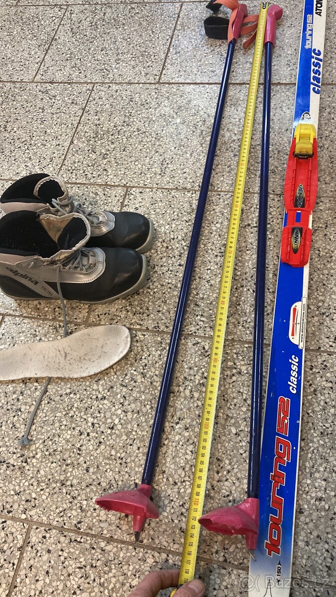 Dětské běžky 150, hůlky a boty - 4