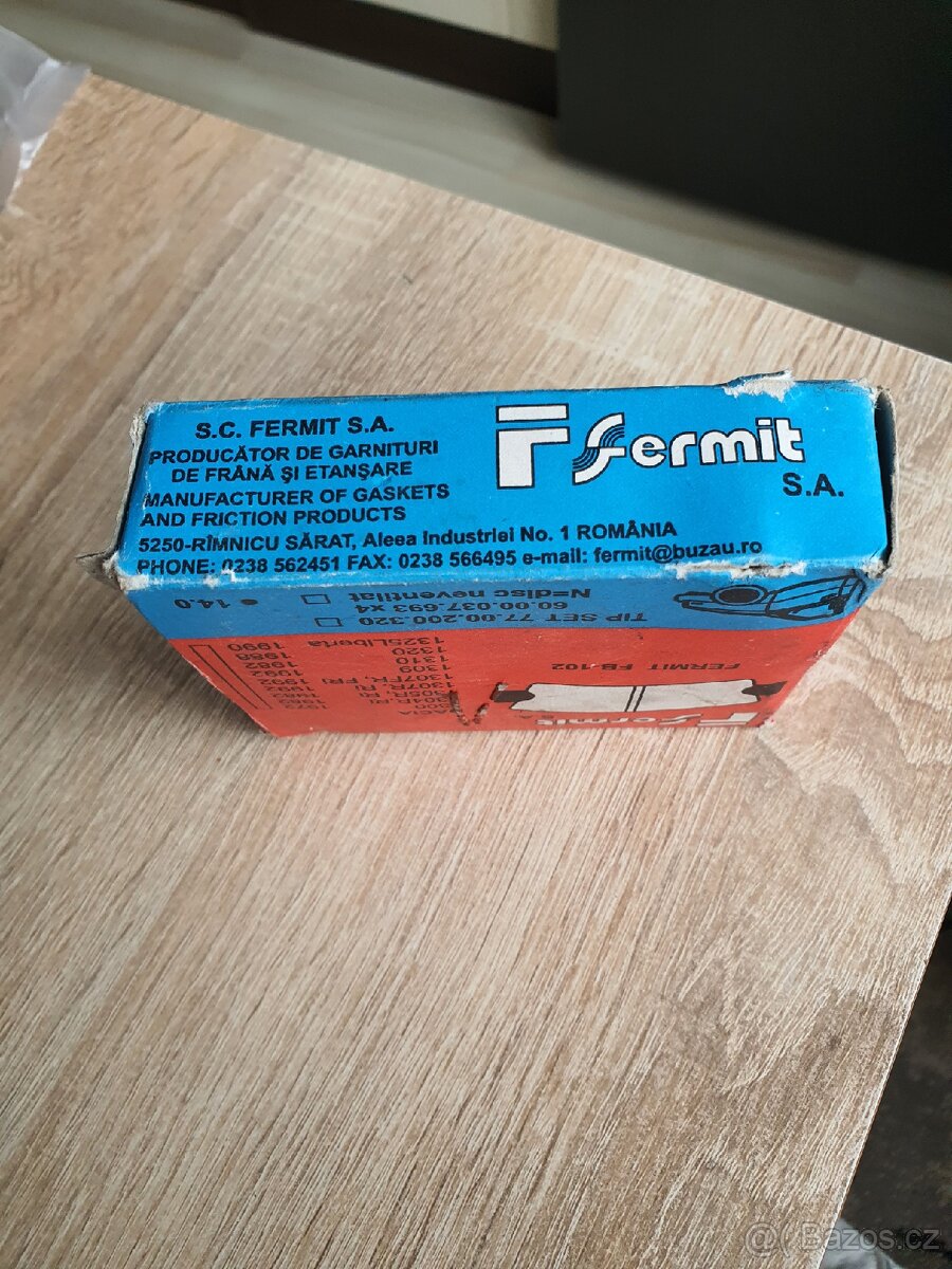 Retro brzdové destičky Fermit FB-102 - 4