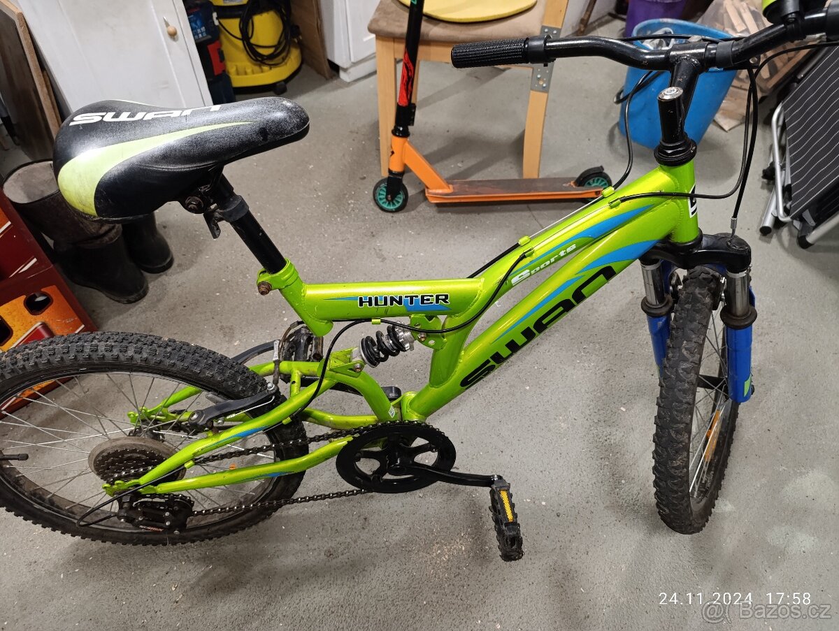 dětské kolo 16" a koloběžka - 4