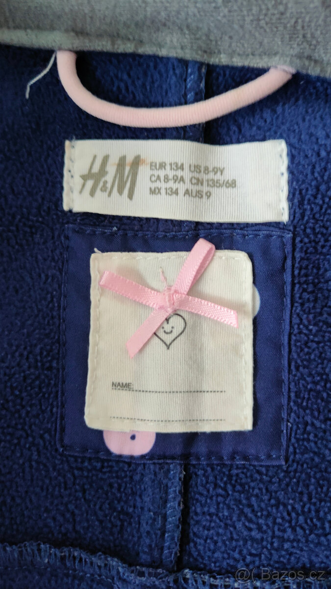 softshellová bunda H&M - velikost 134 - 4