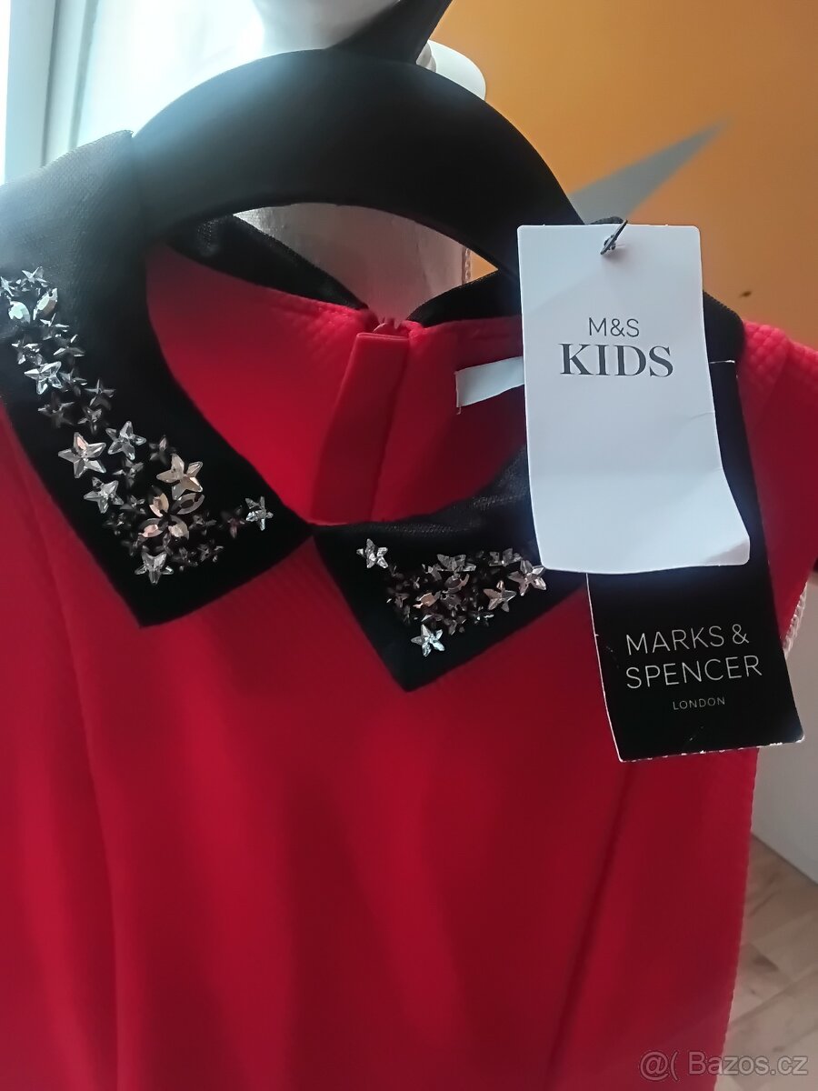 NOVÉ ŠATY ČERVENÉ 152 - 4