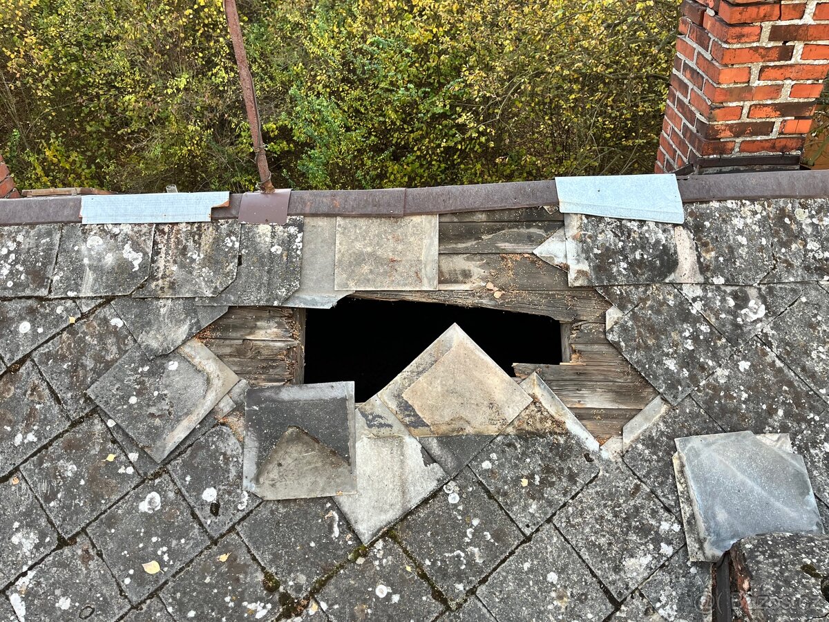 Oprava eternitové střechy - 4