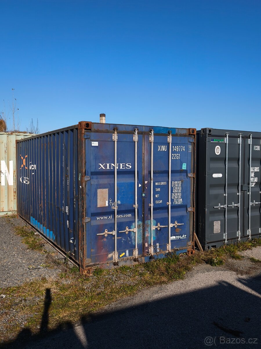 Skladový kontejner vel. 20´(6m) - u nás skladem, možný výběr - 4