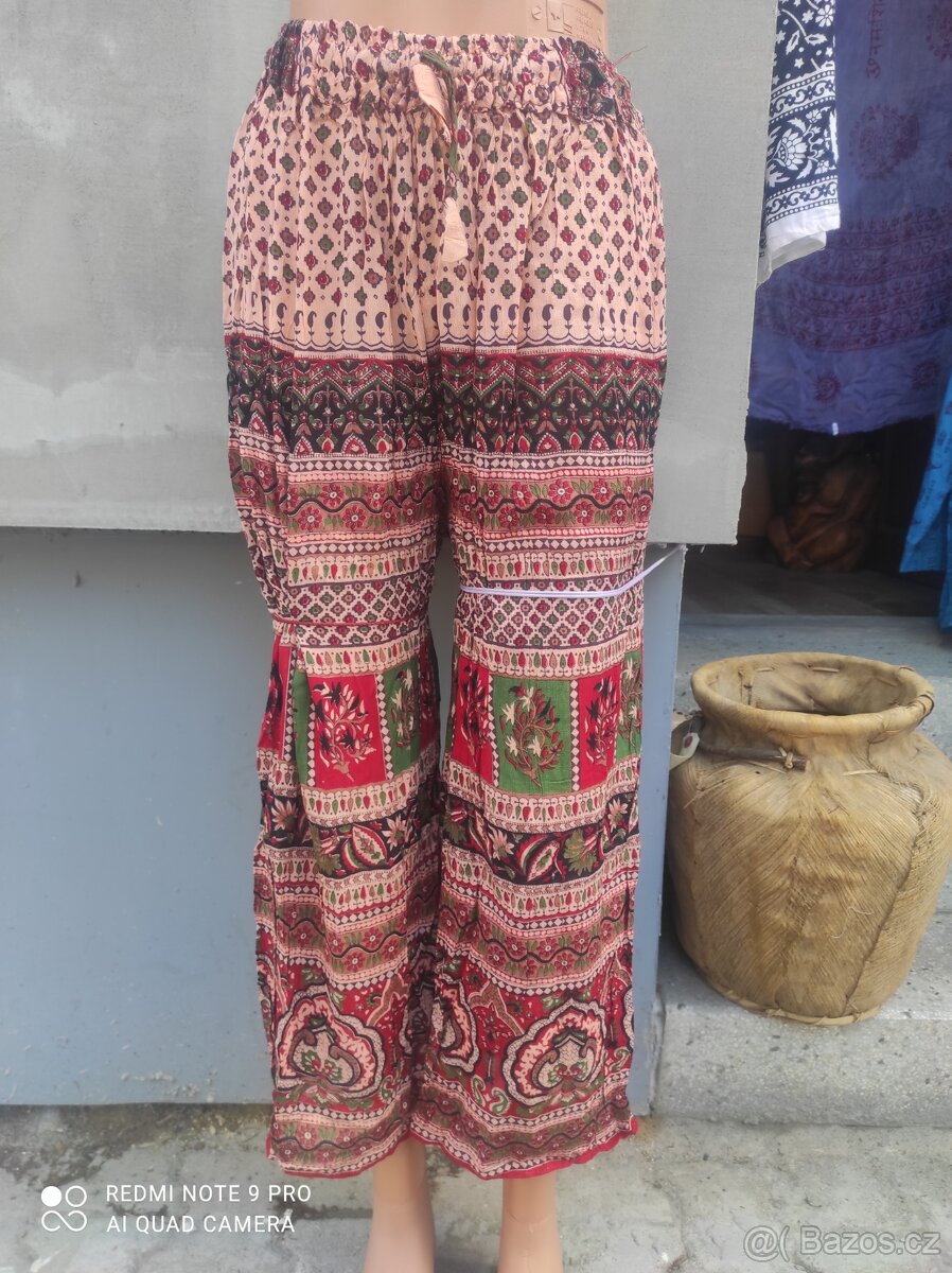 Dámské krepové kalhoty Indie - 4