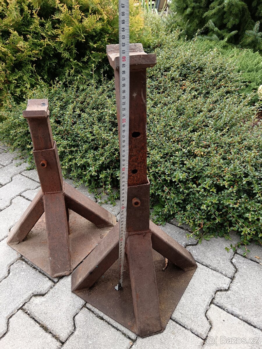 Železné podpěry ,kozlíky - 4
