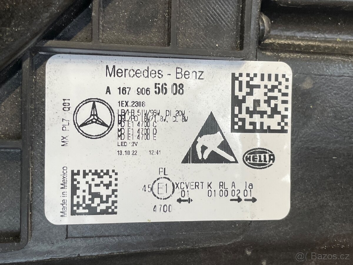 Přední světlomet GLE W167 - 4