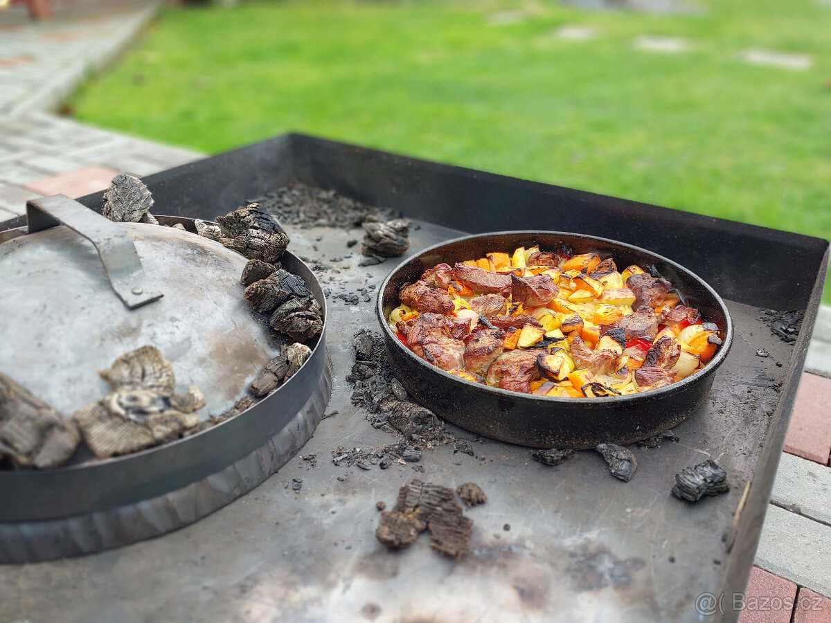 Chorvatská peka - příprava pokrmů v ohni - 4