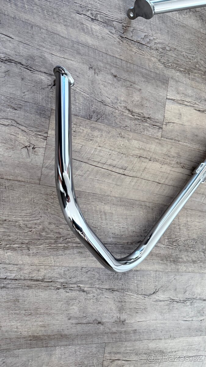 Padací rám originál Harley Davidson Street Glide chrom|černý - 4