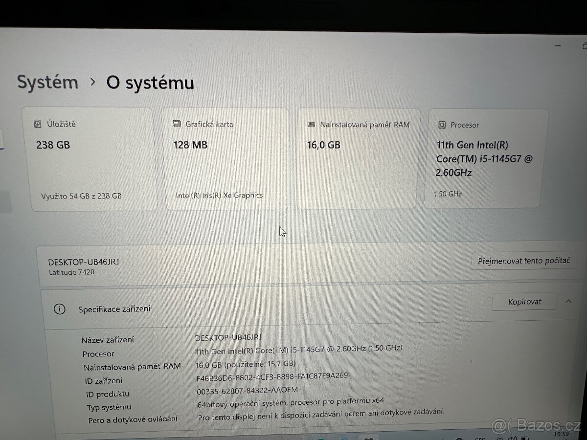 Dell latitude 7420 - top stav - 4